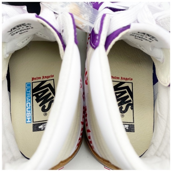 Vans Palm Angels Purple/Chipmunk SK8-Hi Reissue Sneakers - Picture 12 of 13